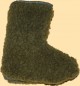 Preview: 1027k- warme Stiefelstrümpfe mit Faserpelz für Kinder