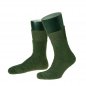 Preview: Thermo-Socken Vollplüsch NORDPOL oliv warme Winterstrümpfe