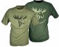 Preview: 727608- T-Shirt  mit Druck "Elchkopf" Hunting Master