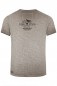 Preview: Trachten bayrisch T-Shirt mit Druck "BROTZEIT MESSER " grau