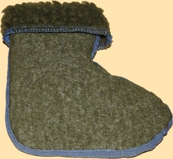 1027k- warme Stiefelstrümpfe mit Faserpelz für Kinder