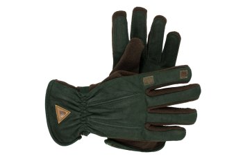 Preview: 5929- warme Jagdhandschuhe aus Nubukleder / Fleece von Skogen