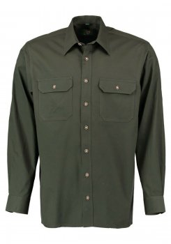 Jagdhemd Freizeithemd Outdoorhemd Hemd 1/1 Arm Os-Trachten oliv