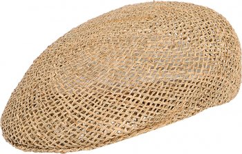 Herren-Strohcap luftiger Flatcap Cap Mütze Sommercap (Seegras) natur