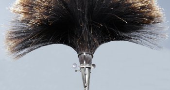 Preview: 315U-B911- grosser sehr dichter Gamsbart ca. 22 cm