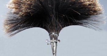 Preview: 315U-B913- grosser sehr dichter Gamsbart ca. 24 cm