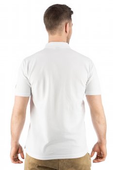 Preview: Trachten Poloshirt Shirt Hemd    Bayern  weiß OS TRACHTEN