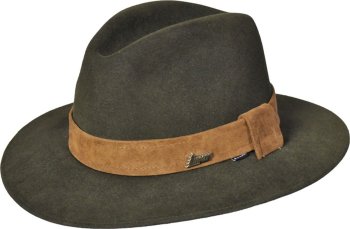 Preview: JAGDHUT mit Wende-Leuchtgarnitur HUT Haarfilz SympaTEX wasser- winddicht SKOGEN