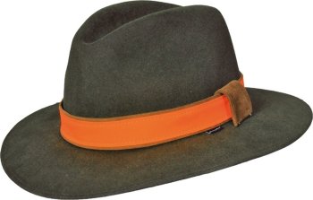 Preview: JAGDHUT mit Wende-Leuchtgarnitur HUT Haarfilz SympaTEX wasser- winddicht SKOGEN