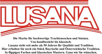Preview: Trachtenstrumpf Strümpge Trachten Jagd Kniebundstrümpfe Lusana beige-braun