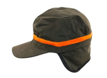 Preview: warme Wintermütze  mit Ohrenschutz und Signalgarnitur von Skogen  Größe 60