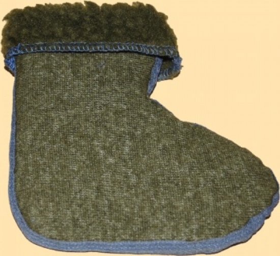 1027k- warme Stiefelstrümpfe mit Faserpelz für Kinder