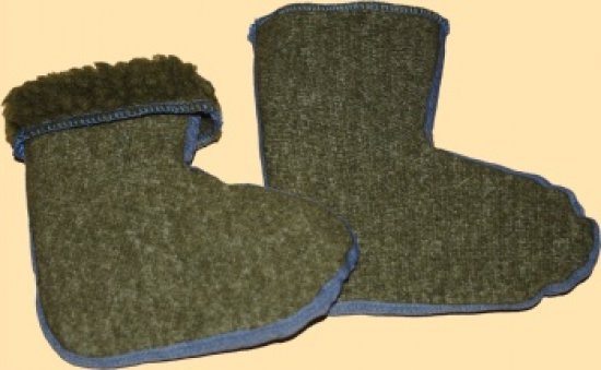 1027k- warme Stiefelstrümpfe mit Faserpelz für Kinder