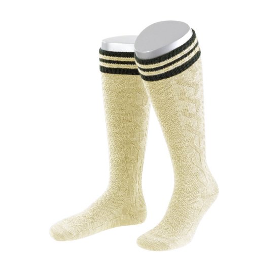 Trachtenstrumpf Zopfstrumpf mit Umschlag Strümpfe