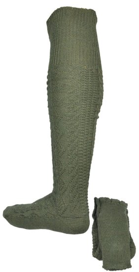 560-Jagd Wandern Overkniestrümpfe extra lang NORDPOL oliv