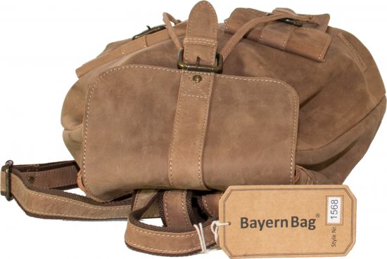 Rucksack Hunter Lederrucksack Vollrindleder Ideal für Wanderungen "Bayern Bag"
