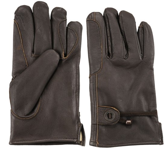 Lederhandschuhe Reithandschuhe Arbeitshandschuhe braun gefüttert