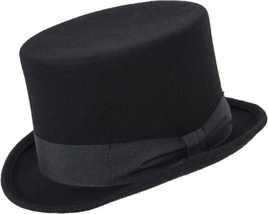 44200- Zylinder schwarz Hockzeit Kutschfahrt hut