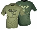 727608- T-Shirt  mit Druck "Elchkopf" Hunting Master