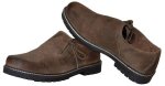 Haferlschuhe mit Seitenschnürung aus Wildbockleder von Stockerpoint Classics in kiesel vintage