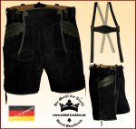 kurze Lederhose Stegträger Trachtenlederhose Eichenlaub Regulator Made in Germay Größe 50